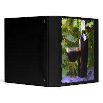 Wine in the Sunset Vinyl Binders