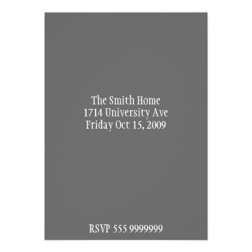 Wine invitation card