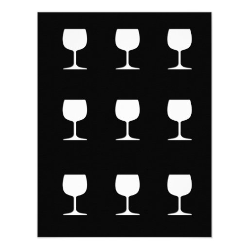 Wine invitation card