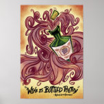 Wine is Bottled Poetry Print