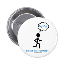 Wine - Keeps Me Running Pins
