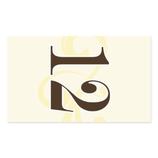 Wine Label Table Number Stickers 12 sticker