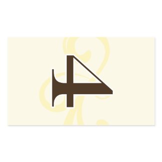 Wine Label Table Number Stickers 4 sticker