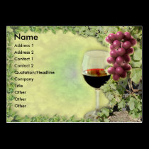 Wine Lover..? Master of the Art of Making Wine..? business cards