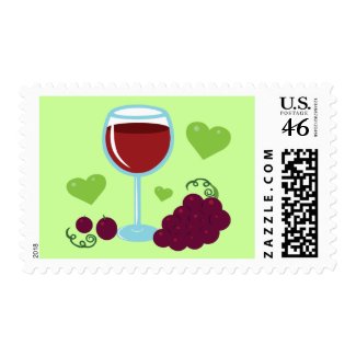 Wine Lover stamp