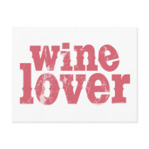 Wine Lover Post Card