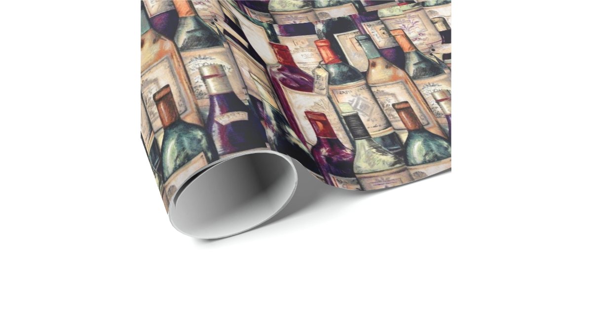 Wine Lovers Wrapping Paper Zazzle