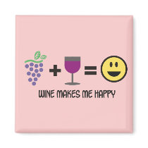 Wine magnets by suzartstuff Wine magnets