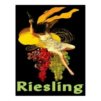 Wine Maid Riesling print