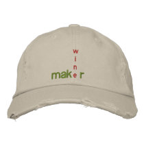 WINE MAKER GEAR EMBROIDERED BASEBALL CAP