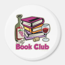 Wine: My Book Club Fridge Magnet