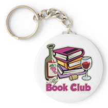 Wine: My Book Club Keychain