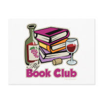 Wine: My Book Club Postcards