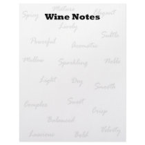 Wine Notes letterhead by Victoreeah Wine Notes letterhead