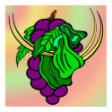 Wine on the Vine Poster print