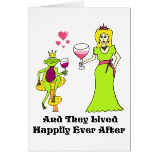 Wine Prince & Princess ...Happily Ever After Cards