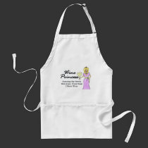 Wine Princess Apron by Victoreeah Wine Princess Apron