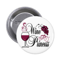 Wine Princess Button