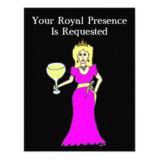 Wine Princess Gathering Personalized Announcement