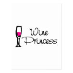 Wine Princess Postcard
