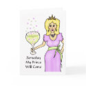 Wine Princess Valentine's Day Card by Victoreeah Wine Princess Valentine's Day Card