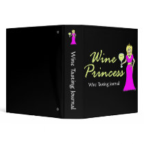 Wine Princess Wine Tasting Journal binders by Victoreeah Wine Princess Wine Tasting Journal binders