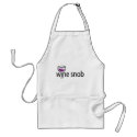 Wine Snob aprons by WIneObsessions Wine Snob aprons