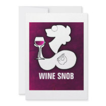 Wine Snob Invitation