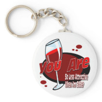 Wine Snob Key Chains