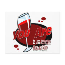 Wine Snob postcards by fashionfiles Wine Snob postcards