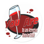 Wine Snob stickers