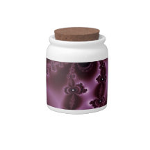 Wine Stain Fractal Candy Jars