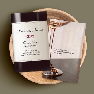 Wine Steward Business Card profilecard