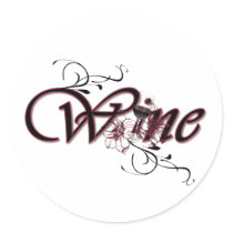 Wine stickers by Just2Cute Wine stickers