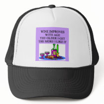 WINE taster lover joke hats