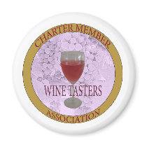 Wine Tasters Refrigerator Magnets
