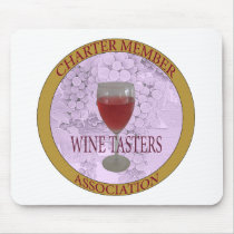Wine Tasters Mouse Pad