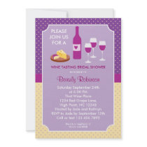 Wine Tasting Bridal Shower Invitation