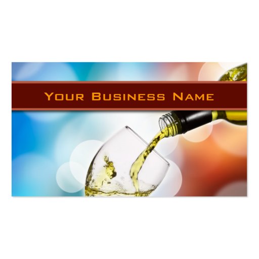 Wine Tasting Business Card (front side)