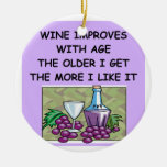 wine tasting christmas ornament