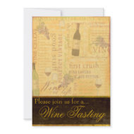 Wine Tasting Invitation invitation