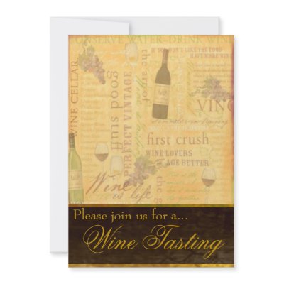 Wine Tasting Invitation (10-pack)