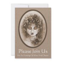 Wine Tasting Invitation by 13BlackCatsDesigns Wine Tasting Invitation