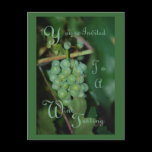 Wine Tasting Invite Postcard postcards
