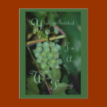 Wine Tasting Invite Postcard