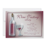 Wine Tasting Party ~ Burgundy Invitations