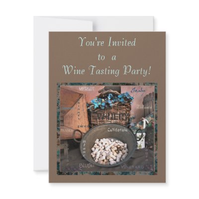 Wine Tasting Party Invitation (10-pack)
