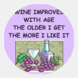 wine tasting sticker