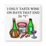 WINE tasting taster design Refrigerator Magnets