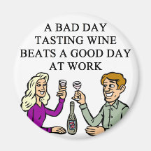 WINE tasting taster design Magnets